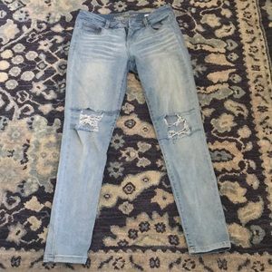 Ripped Arizona jeans, size 3